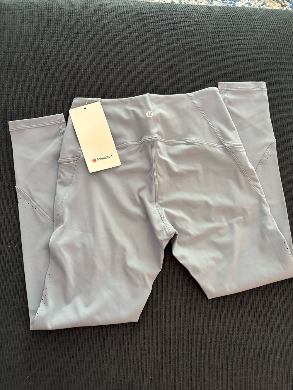 lululemon Size 6 Medium athletica women’s  Light Gray Performance Leggings